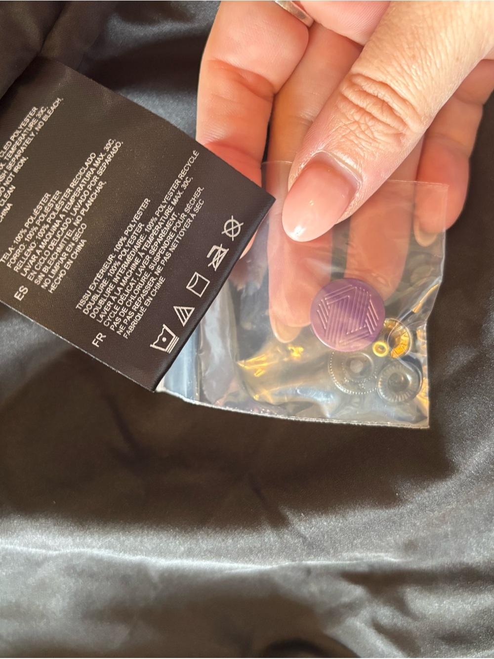 Noize Shiny Purple Puffer Jacket - Picture 5 of 13